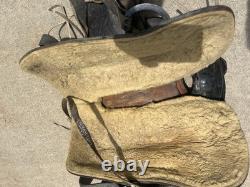 Vintage Custom Made Western Saddle Leather