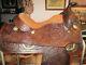 Vintage Custom Made Western Saddle By Dryers Saddles Melissa Texas 15.5-16 Seat