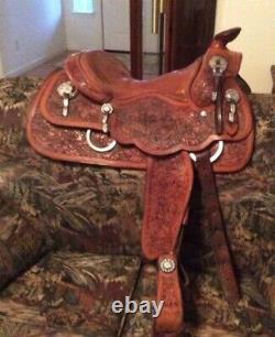 Vintage Custom Made Western Show Saddle by Jim McNulty