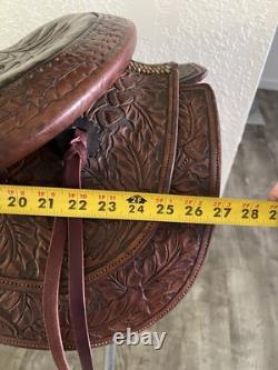 Vintage Custom Western Saddle 15 NICE! Possibly Harry Rowell