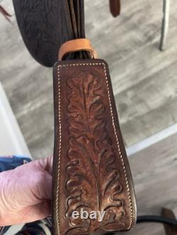 Vintage Custom Western Saddle 15 NICE! Possibly Harry Rowell