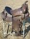 Vintage Early Bona Allen Makers Mark 15¼ Western Saddle As Is
