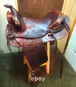 Vintage Floral Saddle