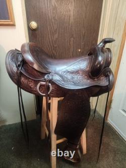 Vintage Floral Saddle