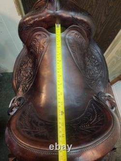Vintage Floral Saddle