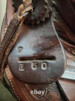 Vintage Floral Saddle