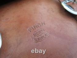 Vintage Frank Finch Albany Oregon Custom Leather Saddlebags Western Saddle Bags
