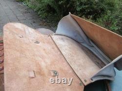 Vintage Frank Finch Albany Oregon Custom Leather Saddlebags Western Saddle Bags