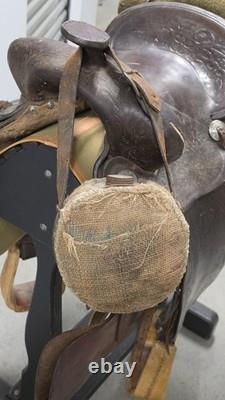 Vintage Frank Vela Saddlery Western Saddle Set with Rack Blanket Bridle Vintage Frank Vela Saddlery Western Saddle Set with Rack Blanket Bridle