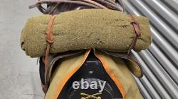 Vintage Frank Vela Saddlery Western Saddle Set with Rack Blanket Bridle