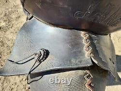 Vintage G. S. Garcia Elko Nev. Saddle 13½ Seat