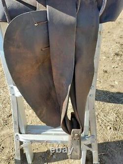 Vintage G. S. Garcia Elko Nev. Saddle 13½ Seat