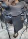 Vintage Hand Tooled Leather Western Trail Horse Saddle Shearling Bottom Ornate