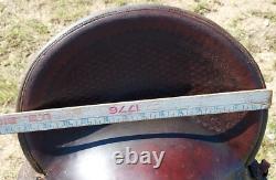 Vintage Heiser Denver Triple H Marking Square Skirt- High Back Western Saddle