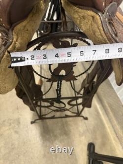 Vintage Hereford Brand Western Show Trail Pleasure Saddle Stand Not Included TY