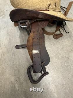 Vintage Hereford Brand Western Show Trail Pleasure Saddle Stand Not Included TY