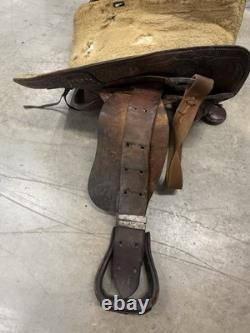 Vintage Hereford Brand Western Show Trail Pleasure Saddle Stand Not Included TY