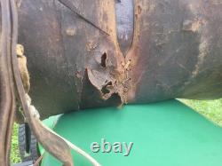 Vintage High Back/Square Skirt Western Saddle Unmarked