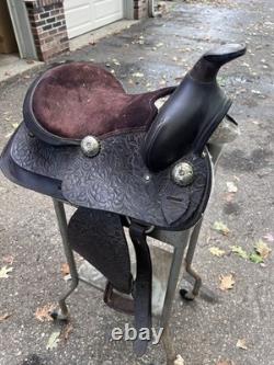 Vintage Horse Back Riding Trail Western Saddle Farm Cowboy Horseback Show