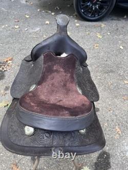 Vintage Horse Back Riding Trail Western Saddle Farm Cowboy Horseback Show
