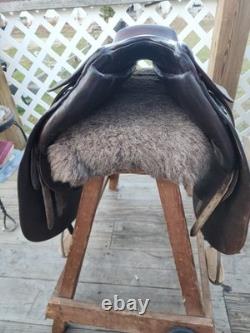 Vintage Horse Saddle Beautiful Design. Borelli. Excellent Condition