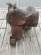 Vintage Horse Saddle Very Nice Leather (old) With Gold And Sliver Colored Metals
