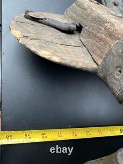 Vintage Horse saddle pack storage gear antique wood ranch cowboy western decor