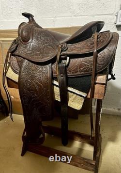Vintage J. C. Higgins Western Saddle 15