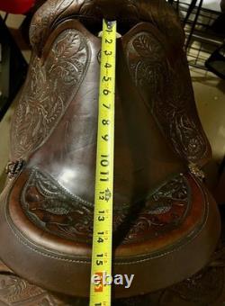 Vintage J. C. Higgins Western Saddle 15