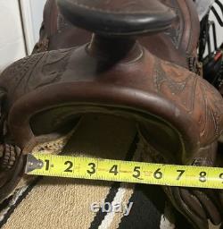 Vintage J. C. Higgins Western Saddle 15