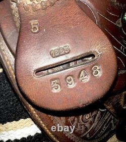 Vintage J. C. Higgins Western Saddle 15