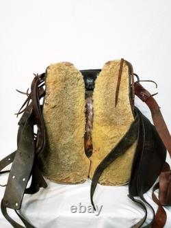 Vintage JC Higgins 15 Western Bear Trap Saddle Ranch Trail Riding 23-31 Leather