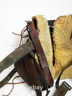 Vintage JC Higgins 15 Western Bear Trap Saddle Ranch Trail Riding 23-31 Leather