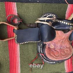 Vintage Kids/Youth Western Saddle
