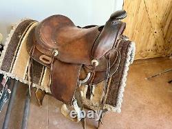 Vintage Kids/Youth Western Saddle Made By Westerlands Saddles Denver, CO 15in