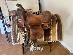 Vintage Kids/Youth Western Saddle Made By Westerlands Saddles Denver, CO 15in