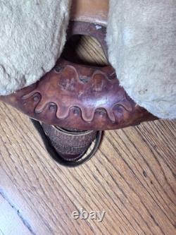 Vintage Leather Keystone Western Saddle #1513