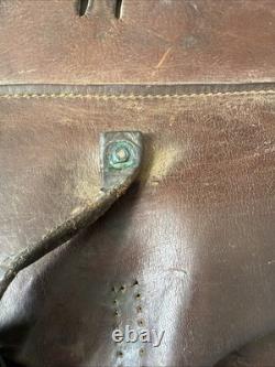 Vintage Leather Saddle Double Pommel bags Horse Ranch Cowboy Western Tack