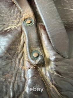 Vintage Leather Saddle Double Pommel bags Horse Ranch Cowboy Western Tack