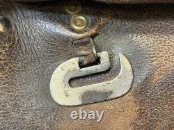 Vintage Leather Saddle Set with HS Herm Sprenger Stirrups 12.4cm & FLECK Crop