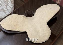 Vintage Leather Saddle Set with HS Herm Sprenger Stirrups 12.4cm & FLECK Crop