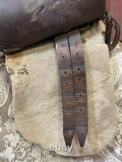 Vintage Leather Saddle Set with HS Herm Sprenger Stirrups 12.4cm & FLECK Crop