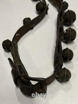 Vintage Leather Saddle With Trail Bag Gun Sleeve Rope & Western Blanket Child Size