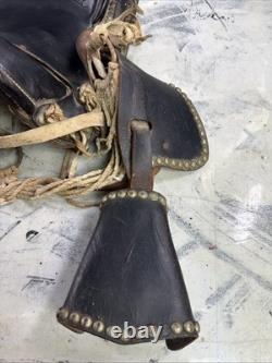 Vintage Leather Western Horse Saddle