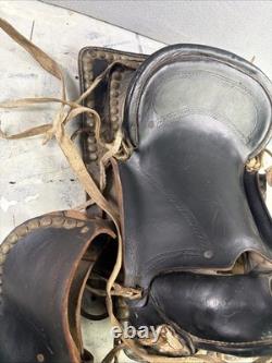Vintage Leather Western Horse Saddle