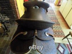 Vintage Lichtenberger Ferguson Co Western Saddle