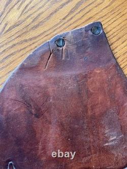 Vintage McKee Arena Saddle Fenders Oklahoma RARE Western Rodeo Tooled Leather