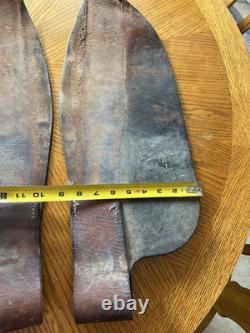 Vintage McKee Arena Saddle Fenders Oklahoma RARE Western Rodeo Tooled Leather