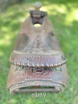 Vintage McLelland's Equitation Seat Western Buck Stitched Saddle -Needs some TLC