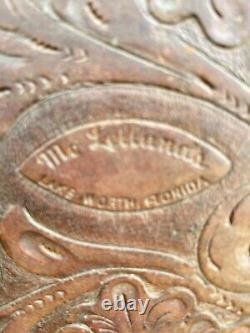 Vintage McLelland's Equitation Seat Western Buck Stitched Saddle -Needs some TLC